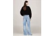 Tommy Jeans Teddy Fleece Oversized Γυναικεία Μακρυμάνικη Μπλούζα