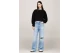 Tommy Jeans Teddy Fleece Oversized Γυναικεία Μακρυμάνικη Μπλούζα