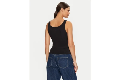 Tommy Jeans Slim Button Μπλούζα Αμάνικη Γυναικεία (DW0DW19492 BDS)