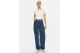 Tommy Jeans Γυναικείο Pointelle Κοντομάνικο T-Shirt Λευκό