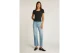 Tommy Jeans Γυναικείο Κοντομάνικο T-Shirt με Λαιμόκοψη Μαύρο
