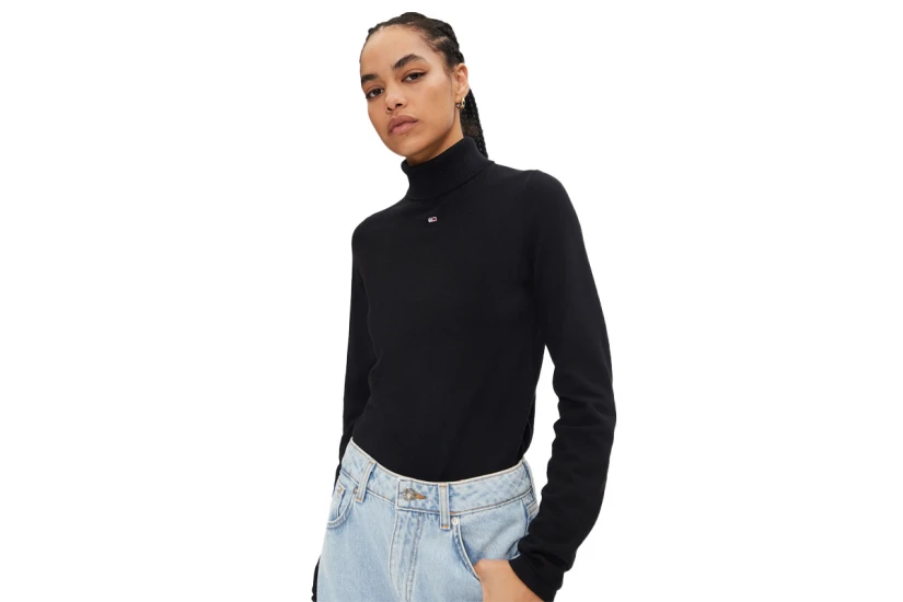 Tommy Jeans Essential Turtleneck Γυναικεία Μακρυμάνικη Μπλούζα