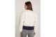 Tommy Jeans Teddy Zip Thru Γυναικείο Sherpa Μπουφάν Λευκό