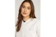 Tommy Jeans Teddy Zip Thru Γυναικείο Sherpa Μπουφάν Λευκό