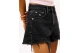 Tommy Jeans Distressed Γυναικείο Τζιν Σορτς Μαύρο