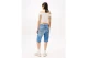Tommy Jeans Γυναικείο Smock Crop Top Λευκό
