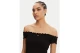 Tommy Jeans Smock Bodycon Γυναικείο Mini Φόρεμα Μαύρο