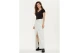 Tommy Jeans Slim V-Neck Γυναικείο Κοντομάνικο T-Shirt Μαύρο