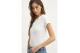 Tommy Jeans Slim C-Neck Γυναικείο Κοντομάνικο T-Shirt Εκρού