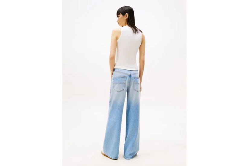Tommy Jeans Essential Γυναικεία Αμάνικη Μπλούζα Λευκό