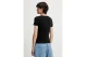 Tommy Jeans Essential Γυναικείο Κοντομάνικο T-Shirt Μαύρο