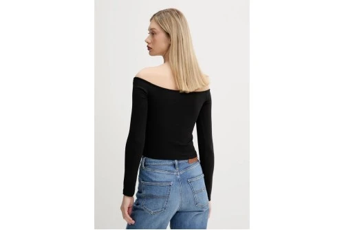 Tommy Jeans Essential Slim Fit Μπλούζα Με Λαιμόκοψη Γυναικεία (DW0DW20919 BDS)