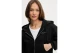 Tommy Jeans Linear Crop Γυναικεία Βαμβακερή Ζακέτα με Κουκούλα Μαύρη