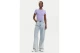 Tommy Jeans Linear Γυναικείο Κοντομάνικο T-Shirt Λιλά