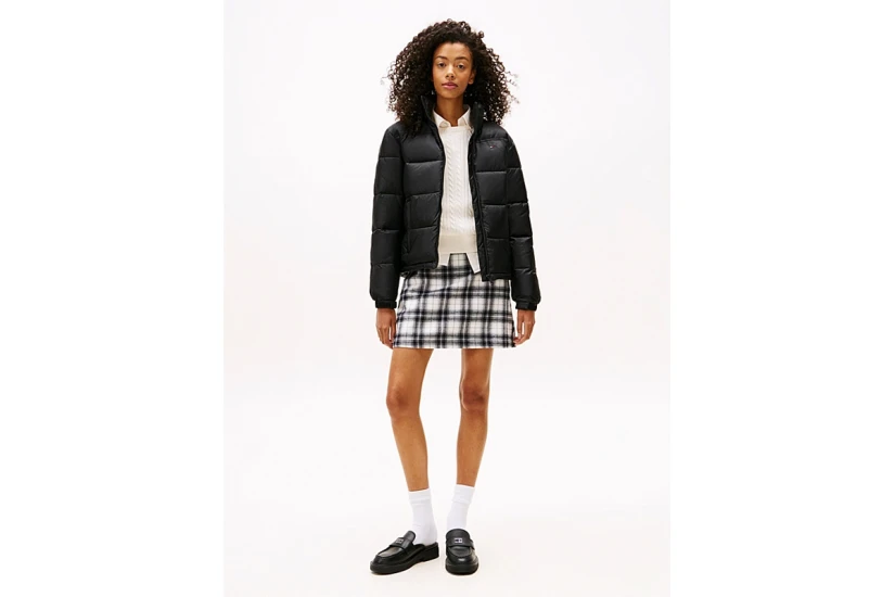 Tommy Jeans Γυναικείο Μπουφάν Puffer Μαύρο