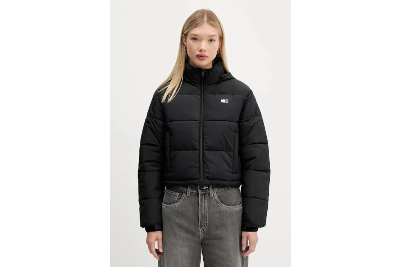 Tommy Jeans Γυναικείο Μπουφάν Puffer Μαύρο