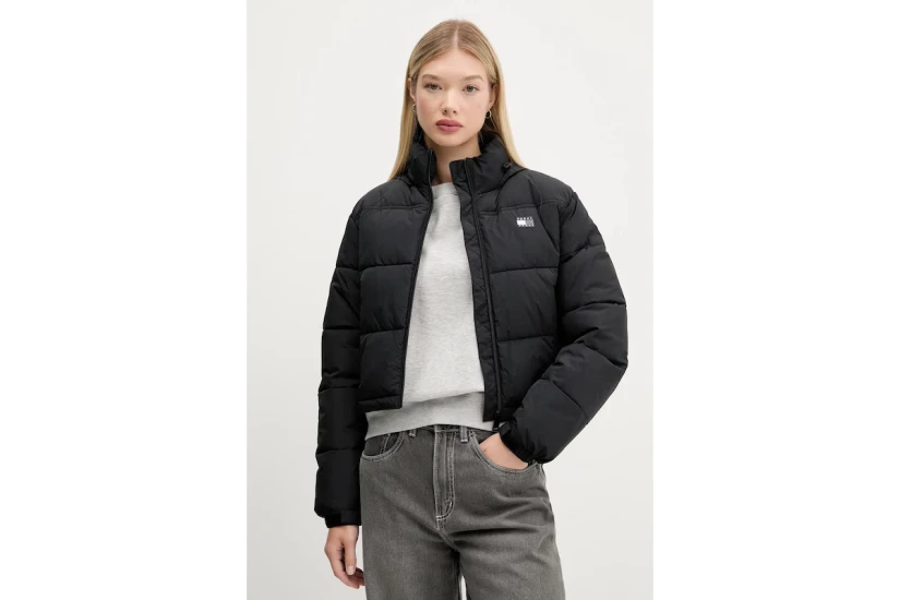 Tommy Jeans Γυναικείο Μπουφάν Puffer Μαύρο
