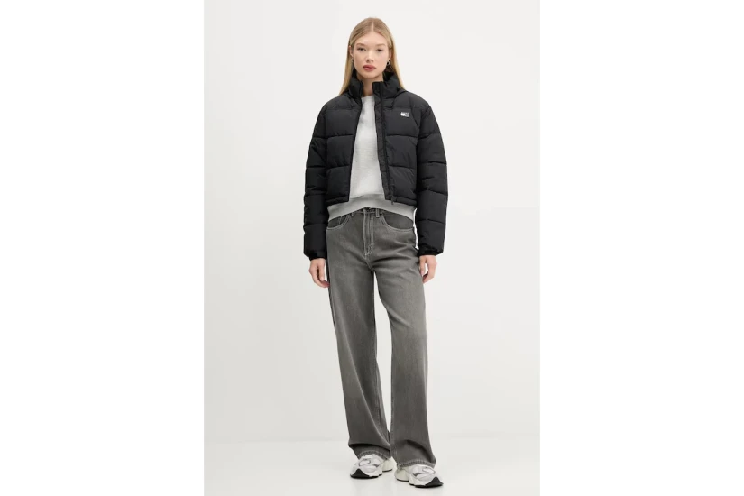 Tommy Jeans Γυναικείο Μπουφάν Puffer Μαύρο