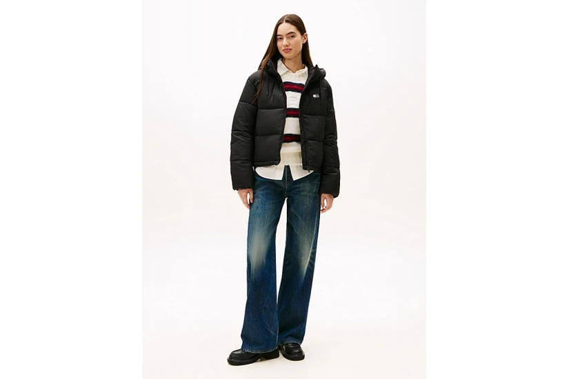 Tommy Jeans Water Repellent Ripstop Γυναικείο Μπουφάν Puffer