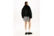 Tommy Jeans Badge Faux Fur Bomber Γυναικεία Συνθετική Γούνα Μαύρη