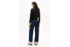 Tommy Jeans Slim Turtleneck Γυναικείο Πουλόβερ Μαύρο