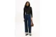 Tommy Jeans Slim Turtleneck Γυναικείο Πουλόβερ Μαύρο
