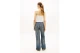 Tommy Jeans Slim Bandeau Rib Γυναικείο Αμάνικο Top Εκρού