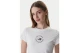 Tommy Jeans Slim Essential Logo 1 Γυναικείο Κοντομάνικο T-Shirt Εκρού