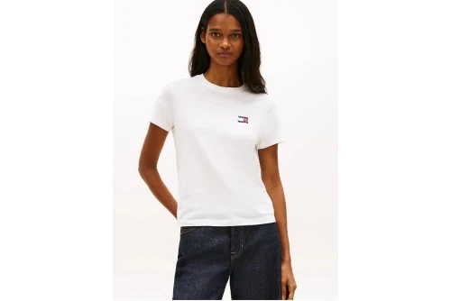 Tommy Jeans Wavy Flag Back Logo Jersey T-Shirt Γυναικείο (DW0DW22274 YBL)