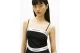 Tommy Jeans Tape Fandf Strappy Γυναικείο Φόρεμα Mini Μαύρο, Λευκό