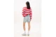 Tommy Jeans Faded Straight Leg Mom Γυναικείο Τζιν Σορτς Γαλάζιο