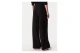 Tommy Jeans Wide Leg Γυναικείο Παντελόνι Φόρμας Μαύρο