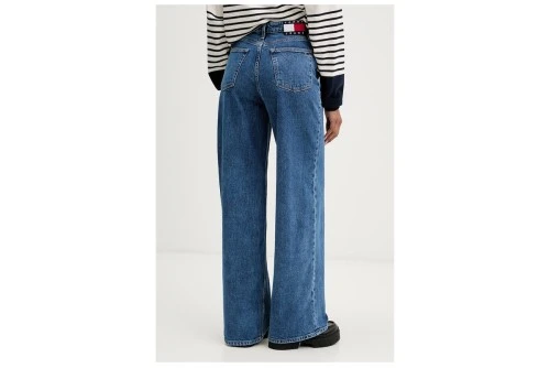 Tommy Jeans Claire High Rise Wide Leg Παντελόνι Τζιν Γυναικείο (DW0DW23069 1A5)