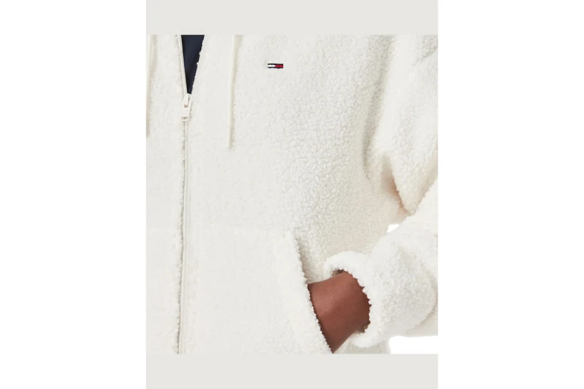 Tommy Jeans Teddy Fleece Ζακέτα Sherpa Γυναικεία (DW0DW23291 YBH)