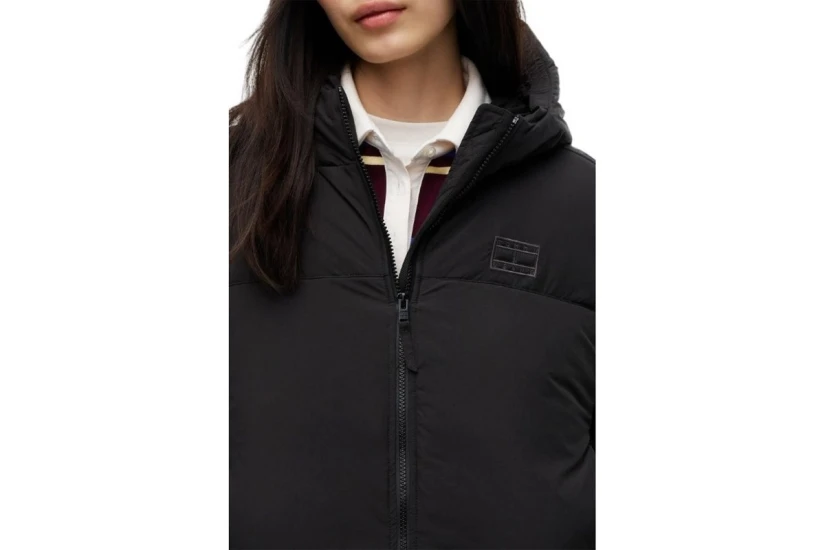 Tommy Jeans Hooded Flag Μπουφάν Puffer Γυναικείο (DW0DW23414 BDS)