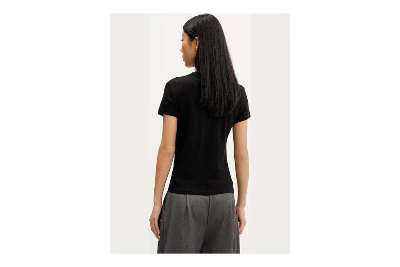 Tommy Jeans Γυναικείο Κοντομάνικο T-Shirt Μαύρο