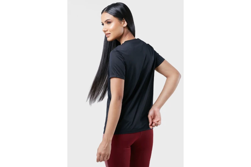 Nike Dri-FIT Γυναικείο Κοντομάνικο T-Shirt Μαύρο
