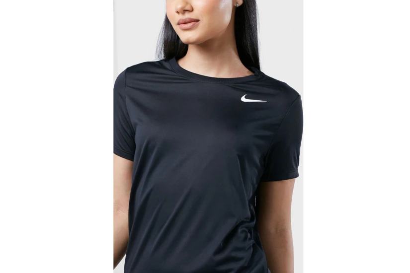 Nike Dri-FIT Γυναικείο Κοντομάνικο T-Shirt Μαύρο
