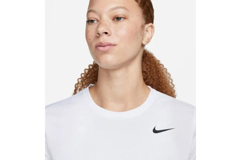 Nike Dri-FIT Γυναικείο Κοντομάνικο T-Shirt Λευκό
