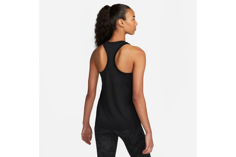 Nike Dri-FIT Γυναικεία Αμάνικη Μπλούζα Μαύρη