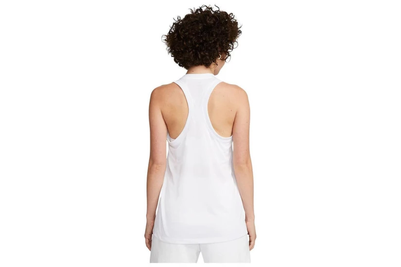 Nike Dri-FIT Γυναικεία Αμάνικη Μπλούζα Λευκή