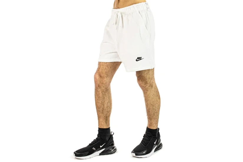 Nike Club Fleece Ανδρικό Αθλητικό Σορτς Λευκό