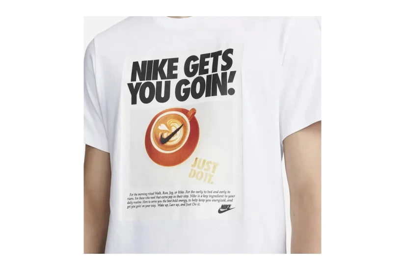 Nike Ανδρικό Κοντομάνικο T-Shirt Λευκό
