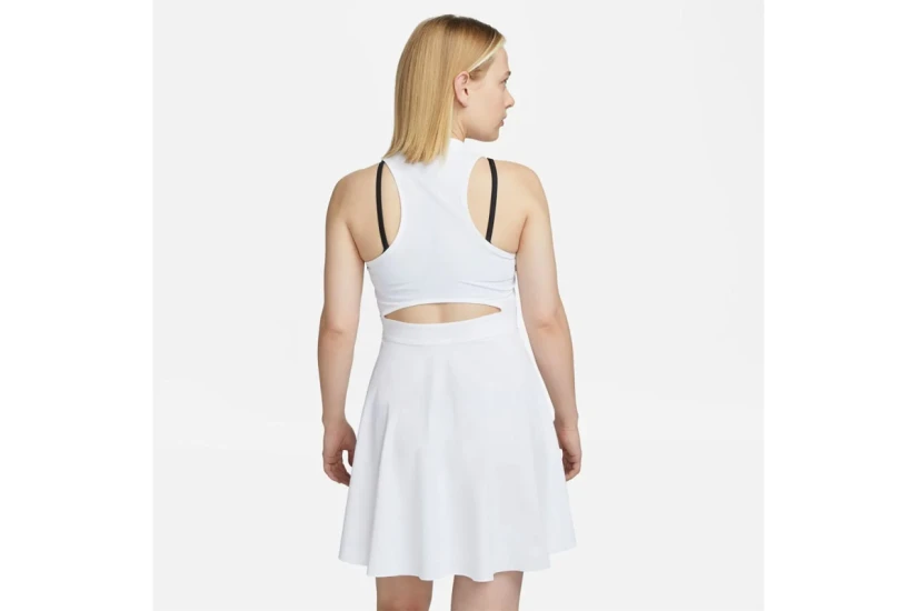 Nike Dri-FIT Advantage Tennis Γυναικείο Mini Φόρεμα Λευκό