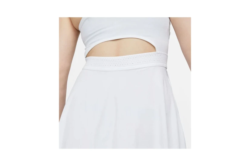 Nike Dri-FIT Advantage Tennis Γυναικείο Mini Φόρεμα Λευκό