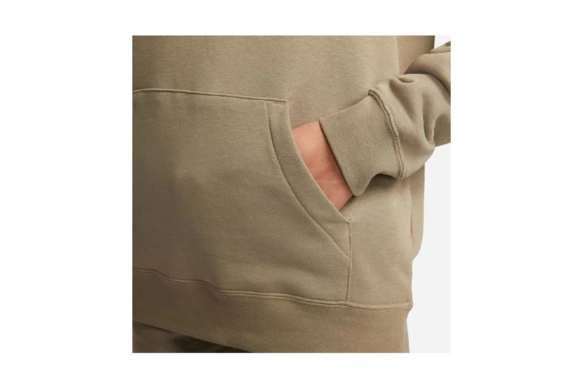 Nike Sportswear Essential Γυναικείο Φούτερ με Κουκούλα Χακί