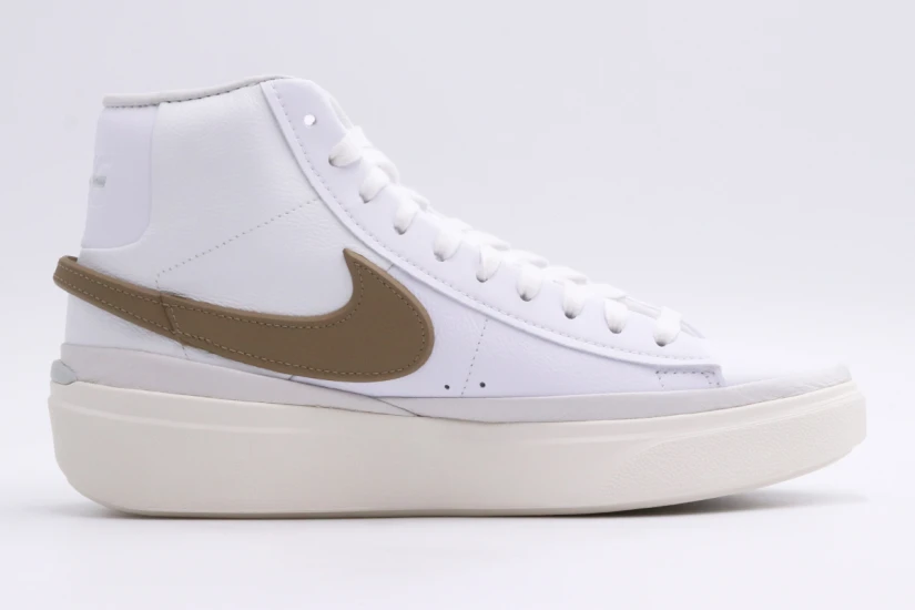 Nike Blazer Phantom Mid Ανδρικά Μποτάκια Λευκά, Καφέ