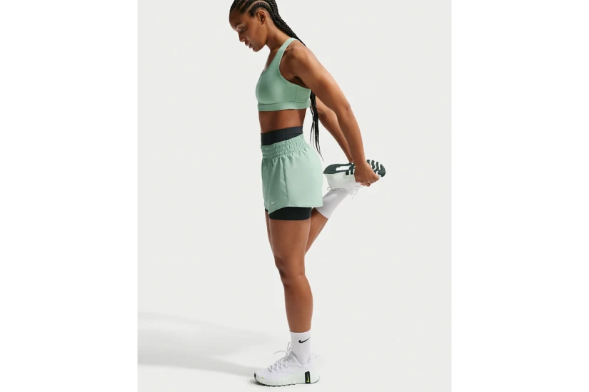 Nike One Dri-FIT Mid-Rise Γυναικείο Αθλητικό Σορτς Φυστικί