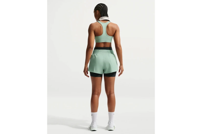 Nike One Dri-FIT Mid-Rise Γυναικείο Αθλητικό Σορτς Φυστικί