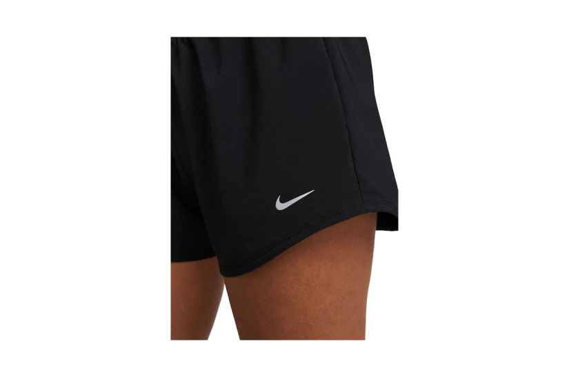 Nike One Dri-Fit Mid-Rise Γυναικείο Αθλητικό Σορτς Μαύρο
